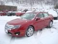 2010 Sangria Red Metallic Ford Fusion SE  photo #7