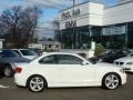 2008 Alpine White BMW 1 Series 128i Coupe  photo #1