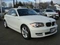 2008 Alpine White BMW 1 Series 128i Coupe  photo #2