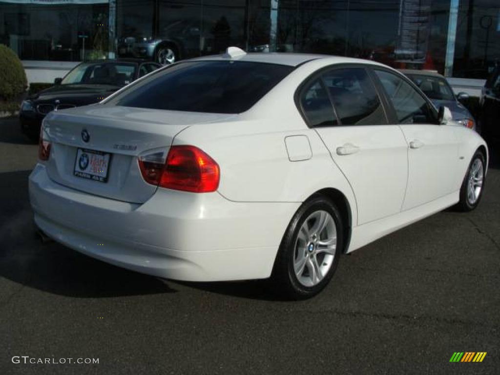 2008 3 Series 328i Sedan - Alpine White / Black photo #8