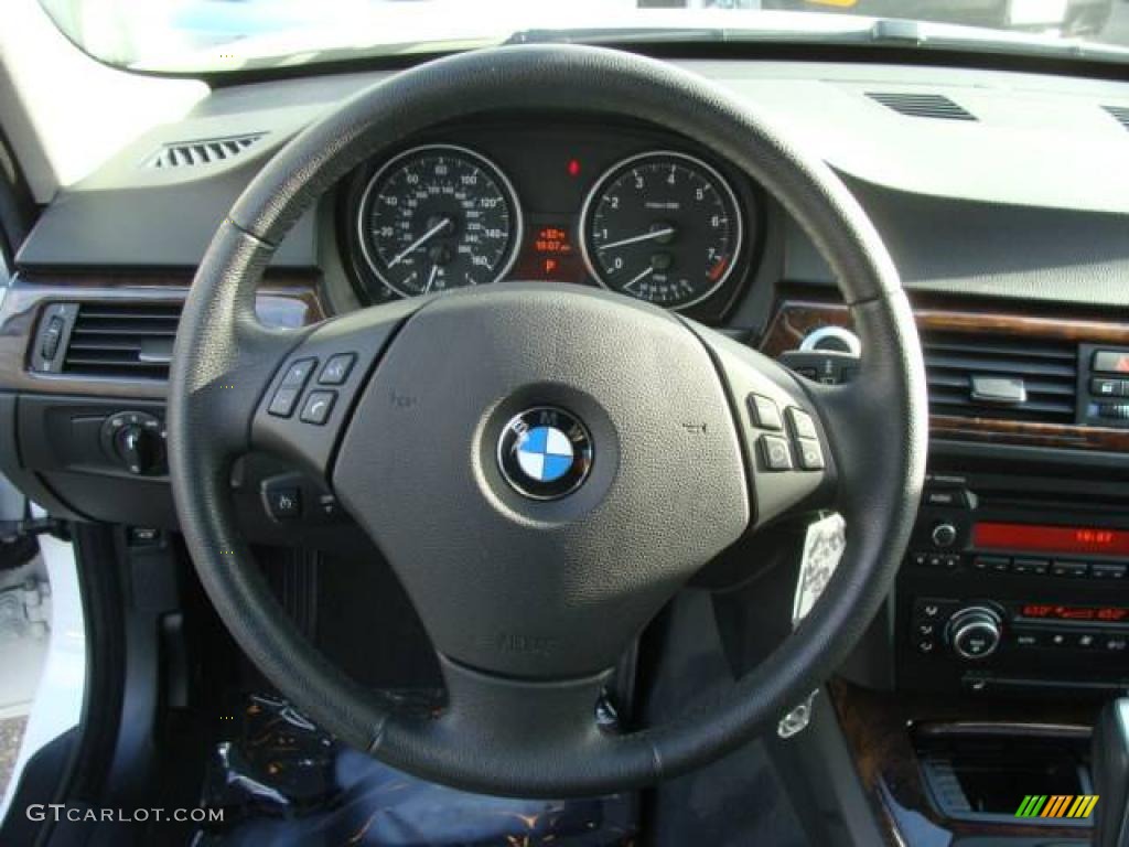 2008 3 Series 328i Sedan - Alpine White / Black photo #13