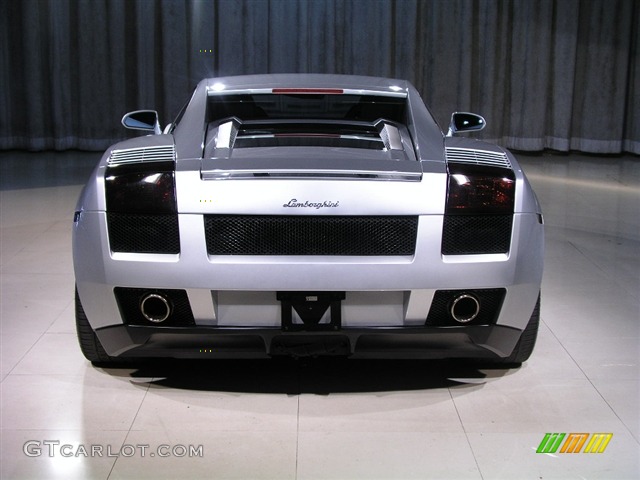 Silver 2005 Lamborghini Gallardo Coupe E-Gear Exterior Photo #243924