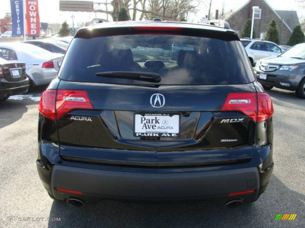 2007 MDX Technology - Formal Black Pearl / Parchment photo #5