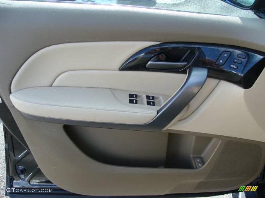 2007 MDX Technology - Formal Black Pearl / Parchment photo #7