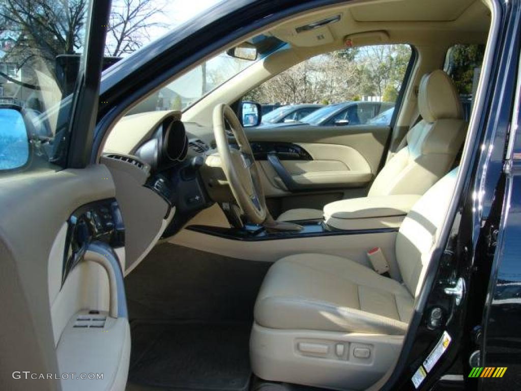 2007 MDX Technology - Formal Black Pearl / Parchment photo #8