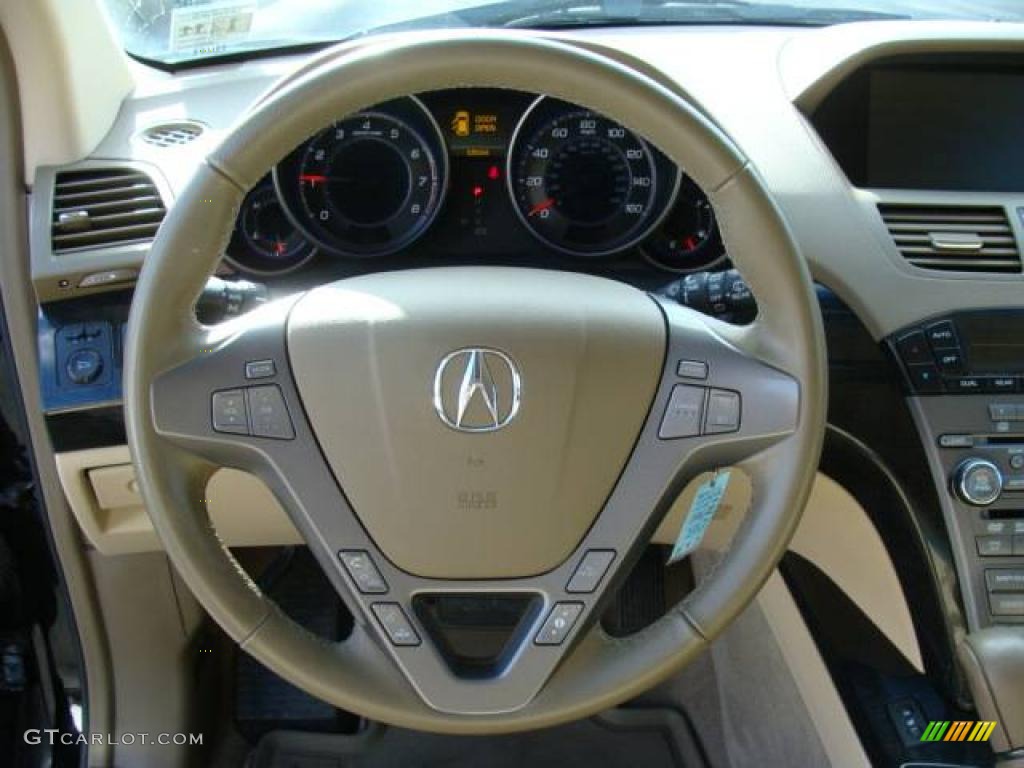 2007 MDX Technology - Formal Black Pearl / Parchment photo #10