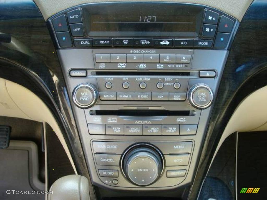 2007 MDX Technology - Formal Black Pearl / Parchment photo #15