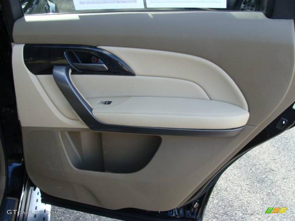 2007 MDX Technology - Formal Black Pearl / Parchment photo #20