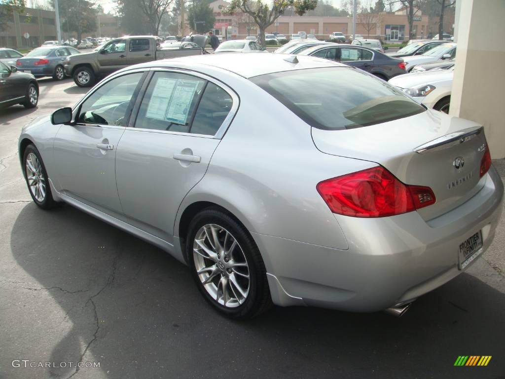Liquid Platinum Silver 2008 Infiniti G 35 x S Sedan Exterior Photo #24393424