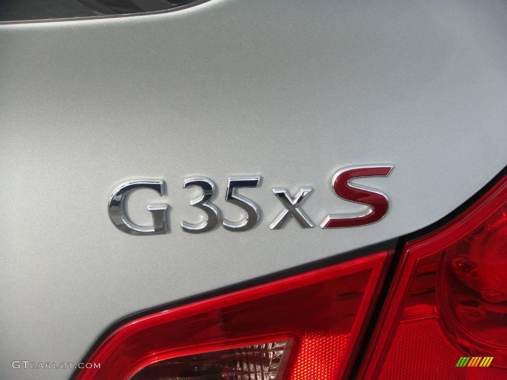2008 G 35 x S Sedan - Liquid Platinum Silver / Graphite photo #9