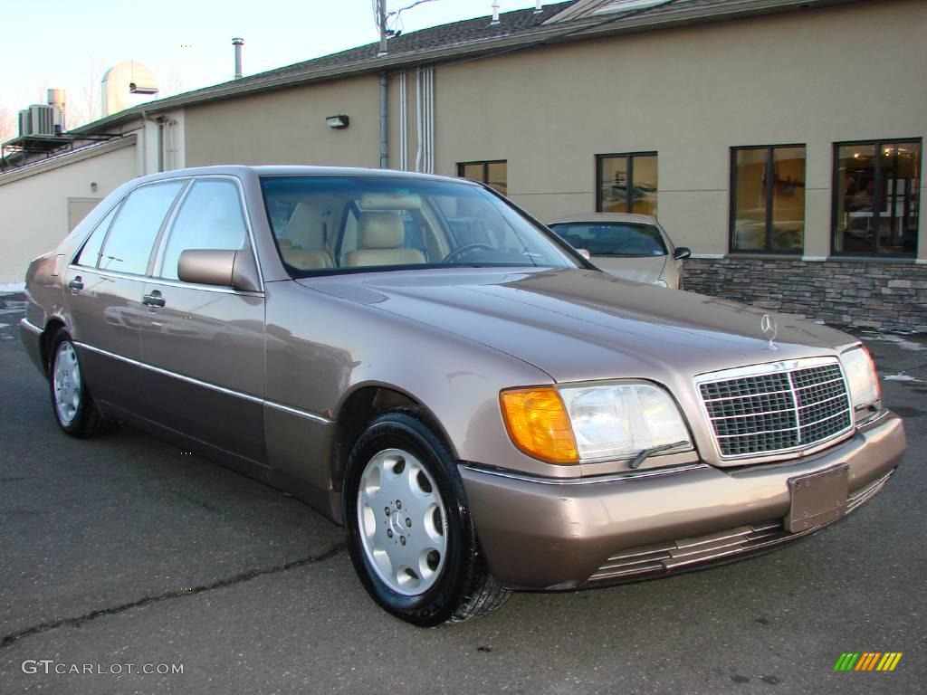 1993 S Class 400 SEL - Brown Metallic / Parchment photo #6