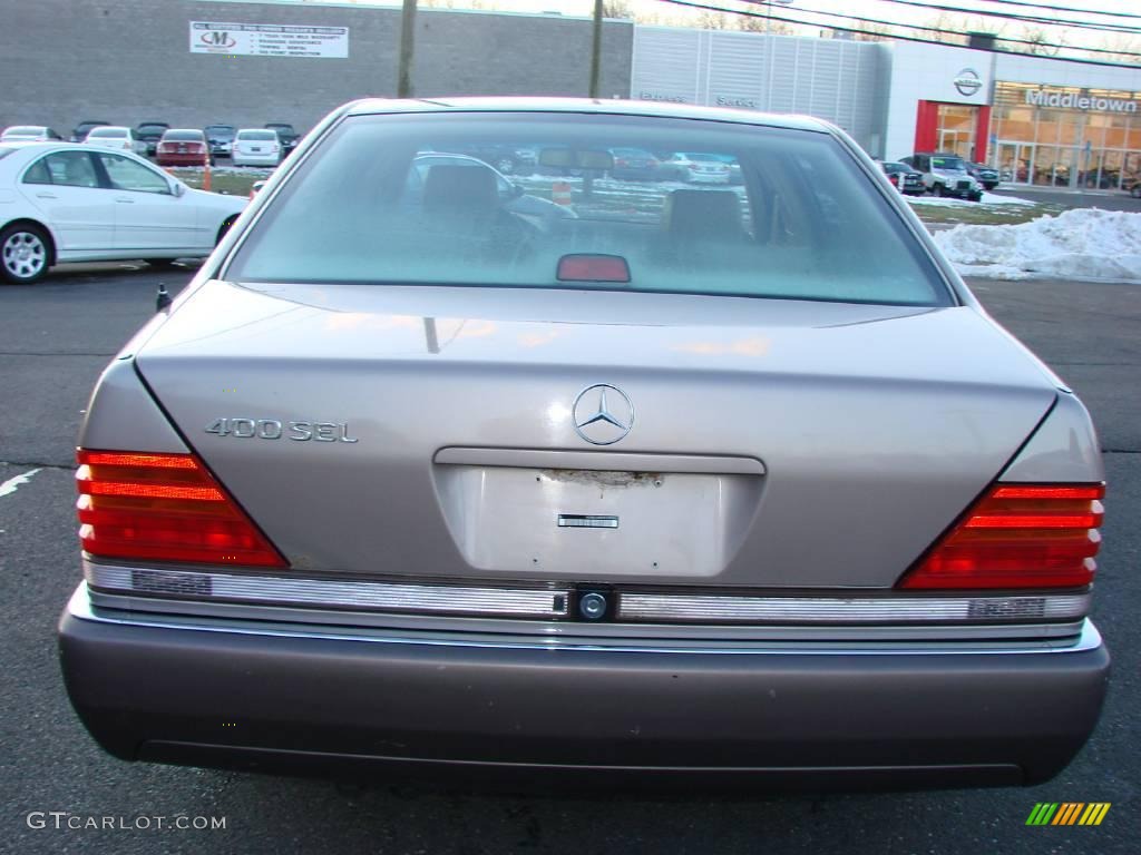 1993 S Class 400 SEL - Brown Metallic / Parchment photo #8