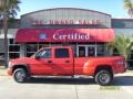 Fire Red 2007 GMC Sierra 3500HD SLE Crew Cab 4x4 Dually