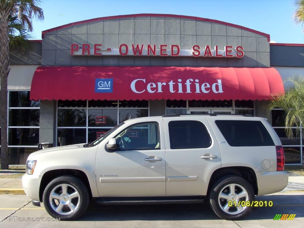 2007 Tahoe LTZ 4x4 - Gold Mist Metallic / Light Cashmere/Ebony photo #1