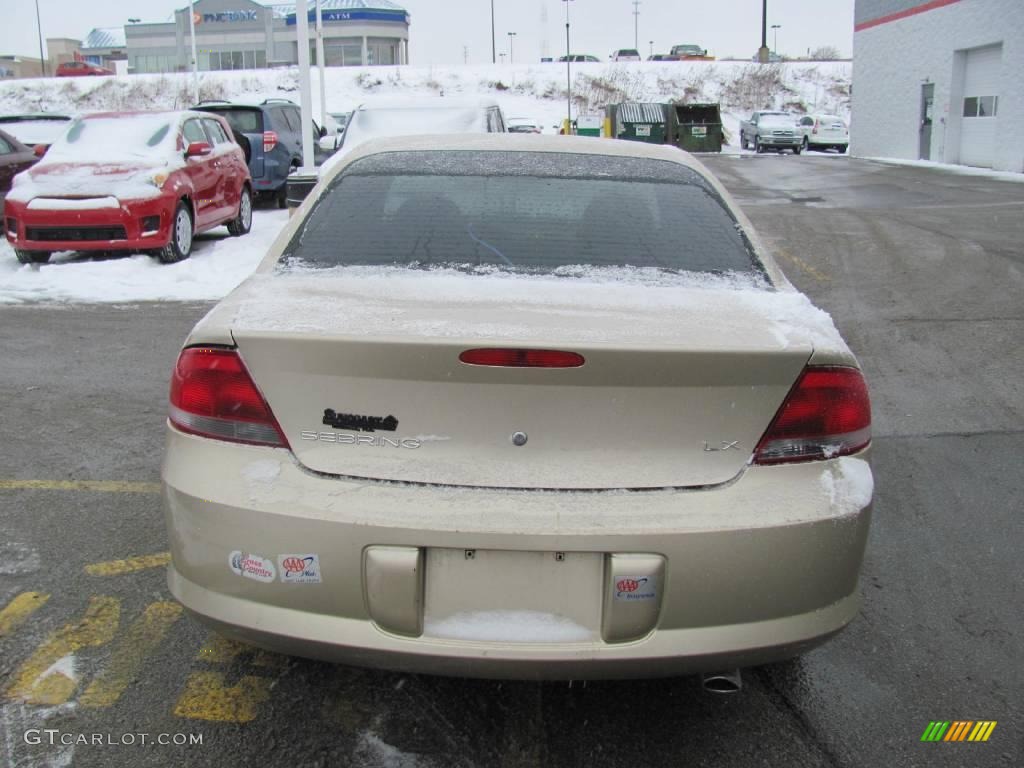 2001 Sebring LX Sedan - Taupe Frost Metallic / Taupe photo #4