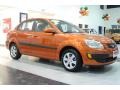 Sunset Orange - Rio LX Sedan Photo No. 9