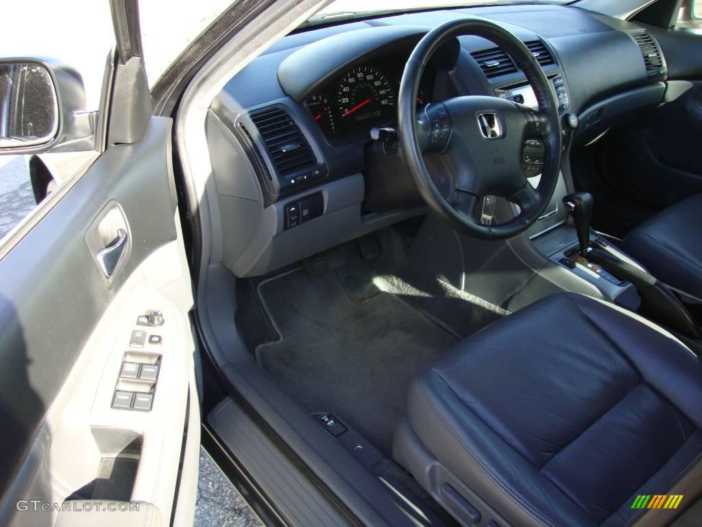 2005 Accord EX-L V6 Sedan - Graphite Pearl / Black photo #12