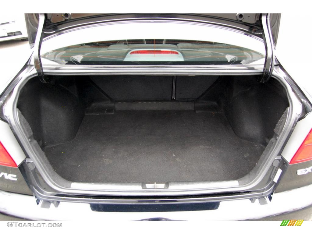 2003 Civic EX Sedan - Nighthawk Black Pearl / Gray photo #10