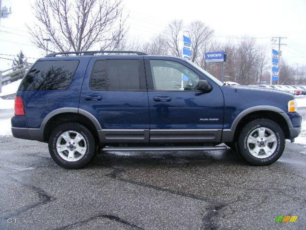 2004 Explorer XLT 4x4 - Dark Blue Pearl Metallic / Graphite photo #6