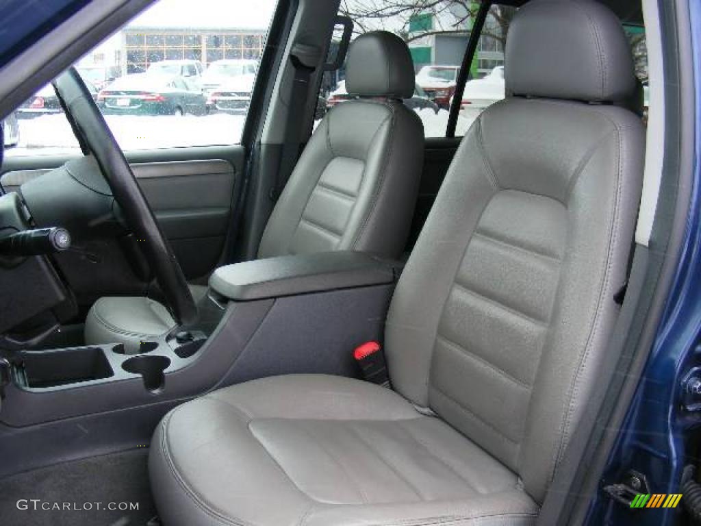 2004 Explorer XLT 4x4 - Dark Blue Pearl Metallic / Graphite photo #9
