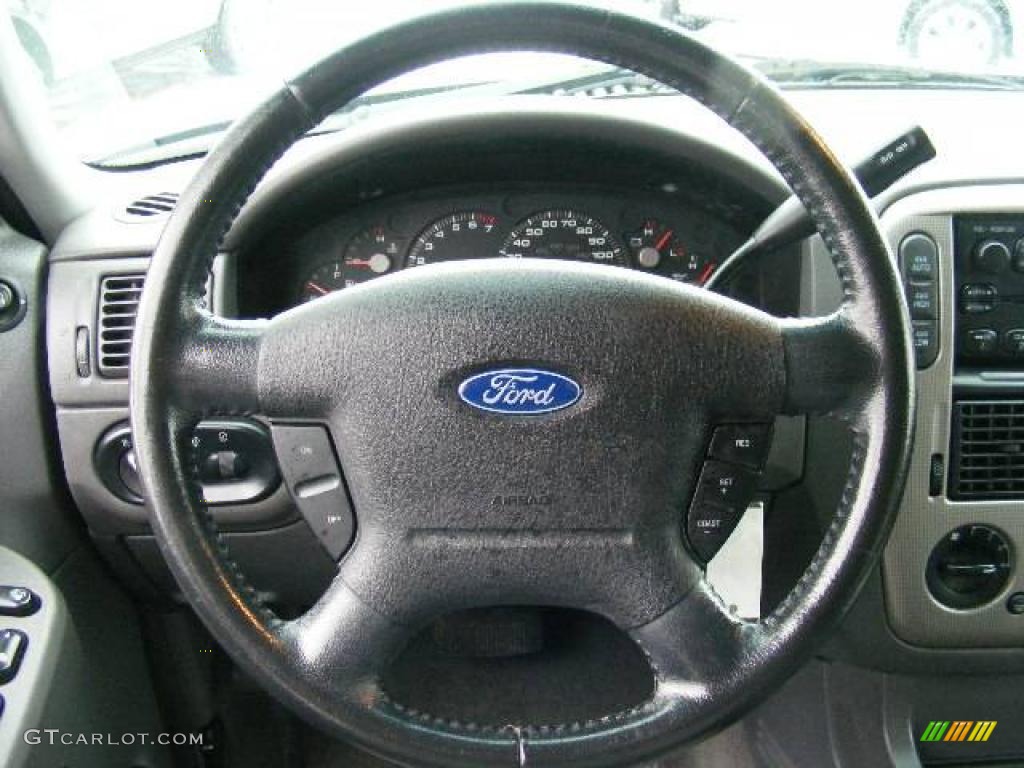 2004 Explorer XLT 4x4 - Dark Blue Pearl Metallic / Graphite photo #18