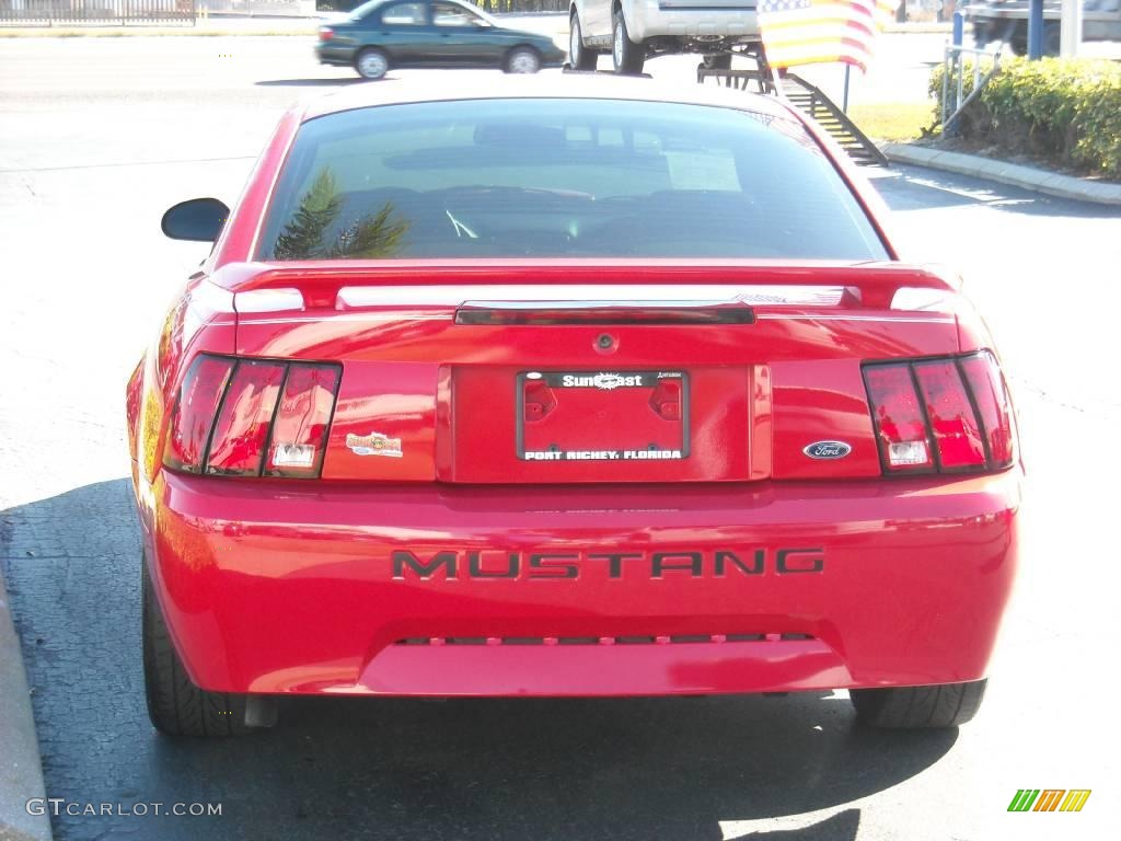 2003 Mustang V6 Coupe - Torch Red / Dark Charcoal photo #4