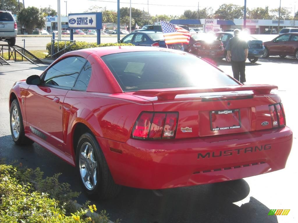 2003 Mustang V6 Coupe - Torch Red / Dark Charcoal photo #5