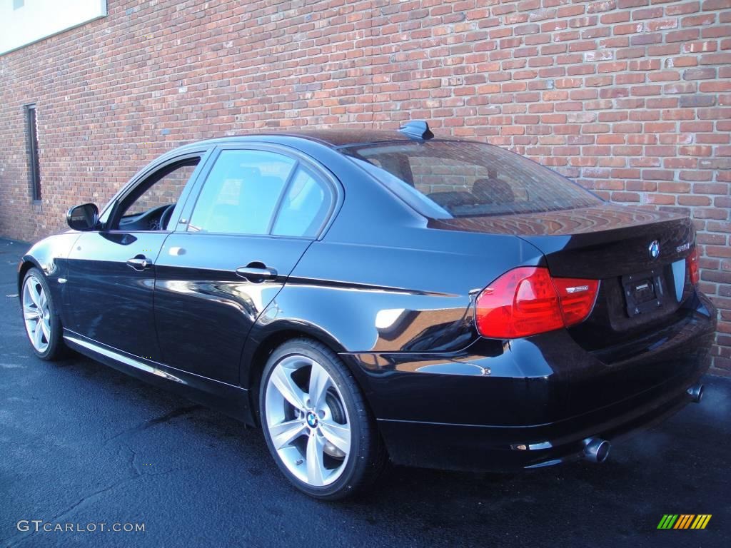 2009 3 Series 335i Sedan - Jet Black / Black photo #4