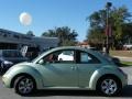 2007 Gecko Green Metallic Volkswagen New Beetle 2.5 Coupe  photo #2