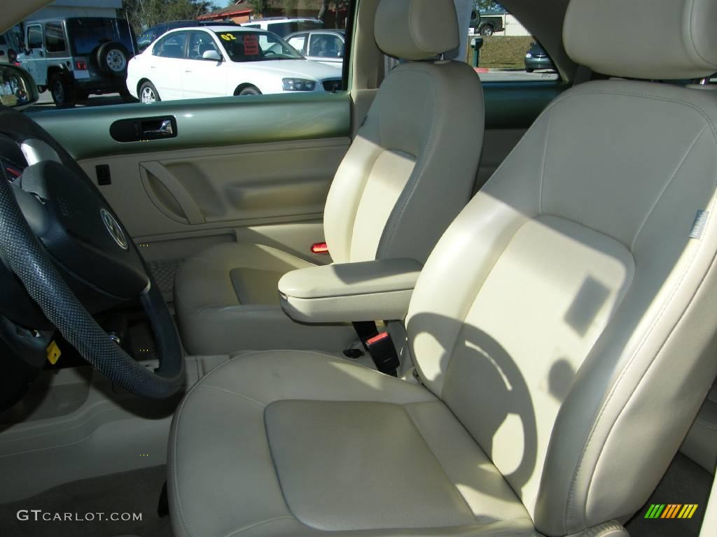2007 New Beetle 2.5 Coupe - Gecko Green Metallic / Cream photo #14