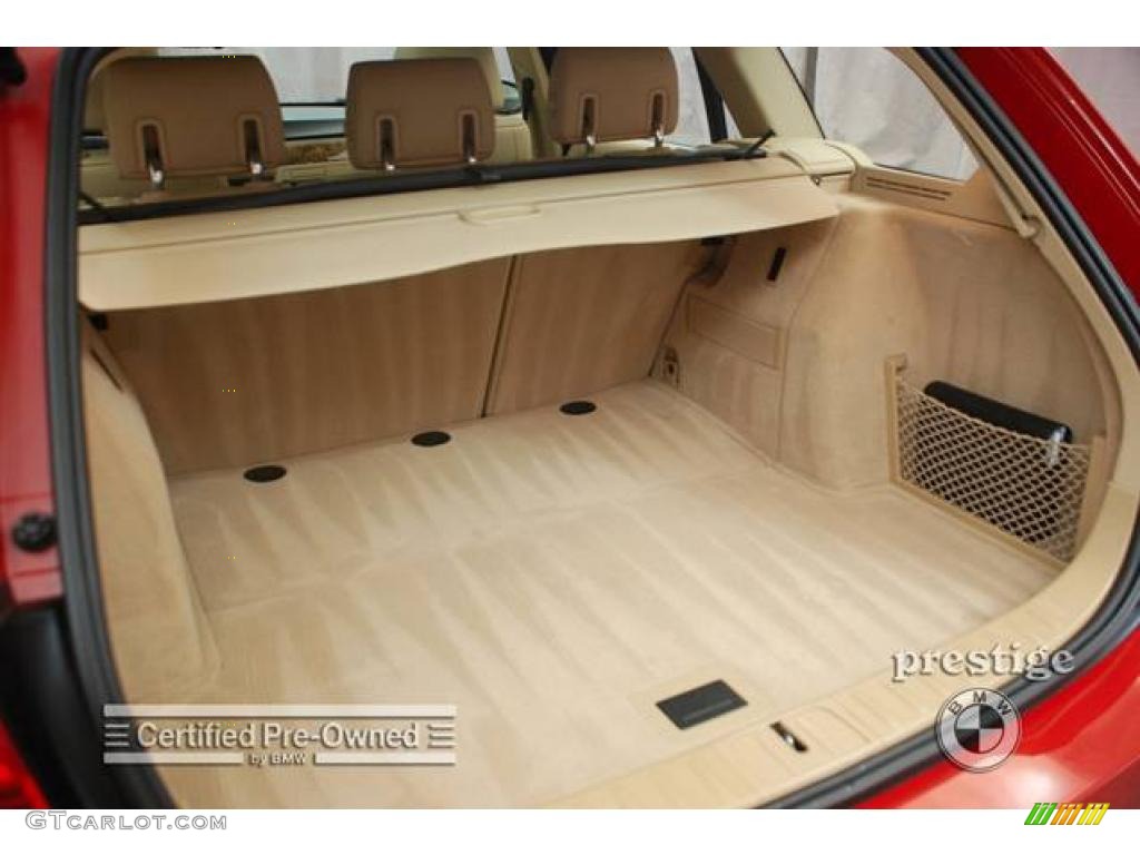 2007 3 Series 328xi Wagon - Crimson Red / Beige photo #8