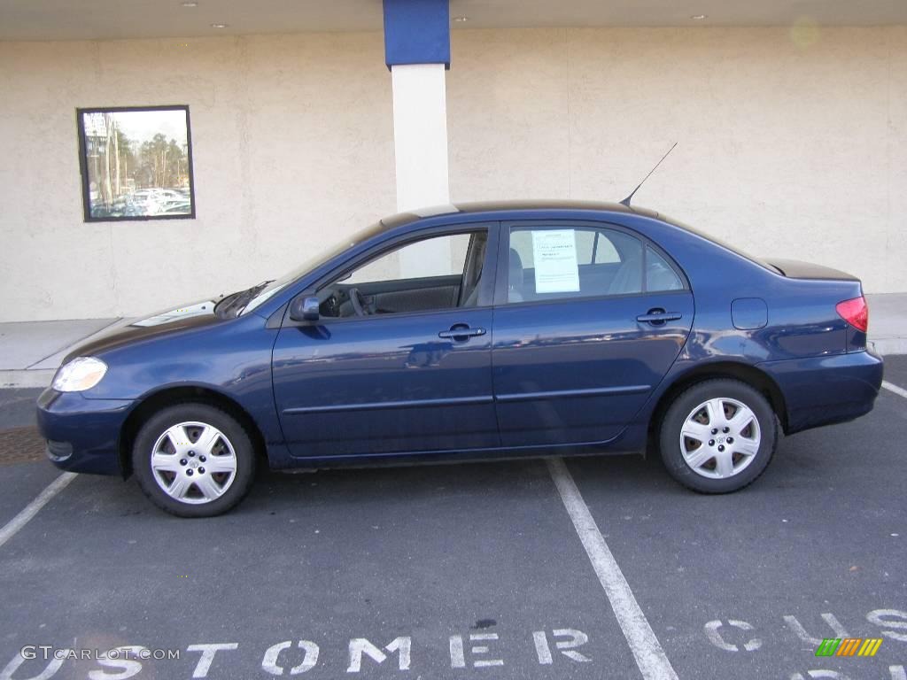 2006 Corolla LE - Indigo Ink Pearl / Stone photo #3