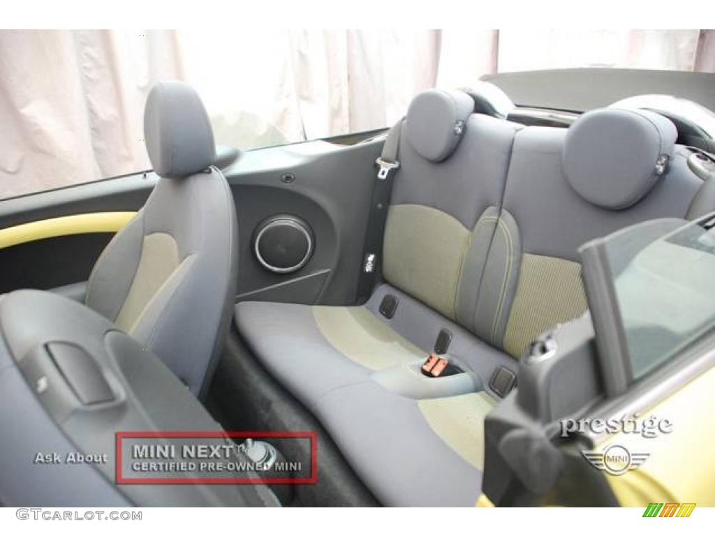 2009 Cooper S Convertible - Interchange Yellow / Black/Yellow photo #10