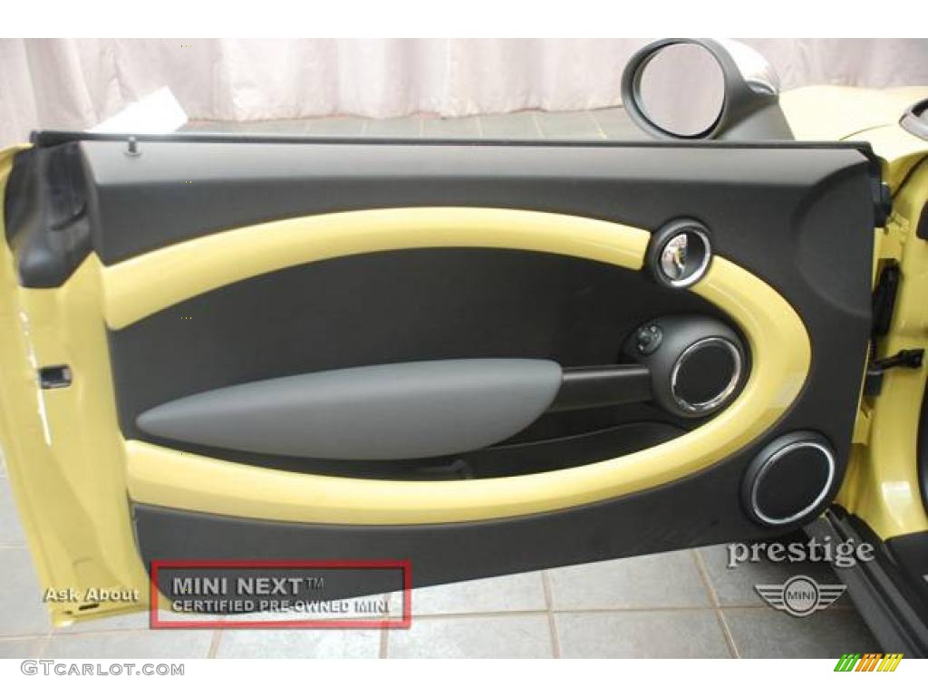 2009 Cooper S Convertible - Interchange Yellow / Black/Yellow photo #11