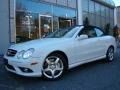 2007 Arctic White Mercedes-Benz CLK 550 Cabriolet  photo #1