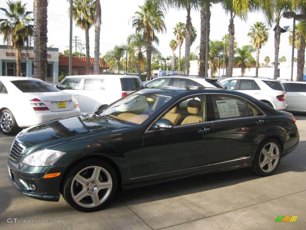 2007 S 550 Sedan - Jade Green Metallic / Cashmere/Savanna photo #5