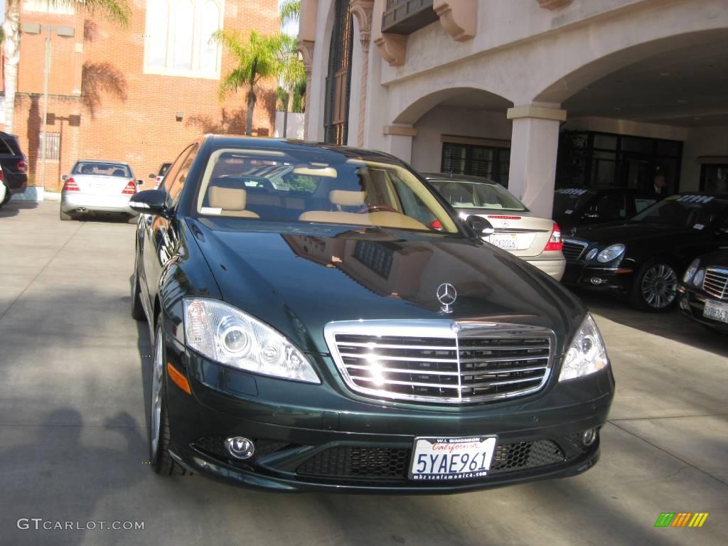 2007 S 550 Sedan - Jade Green Metallic / Cashmere/Savanna photo #7