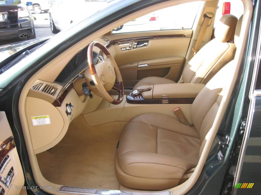 2007 S 550 Sedan - Jade Green Metallic / Cashmere/Savanna photo #21