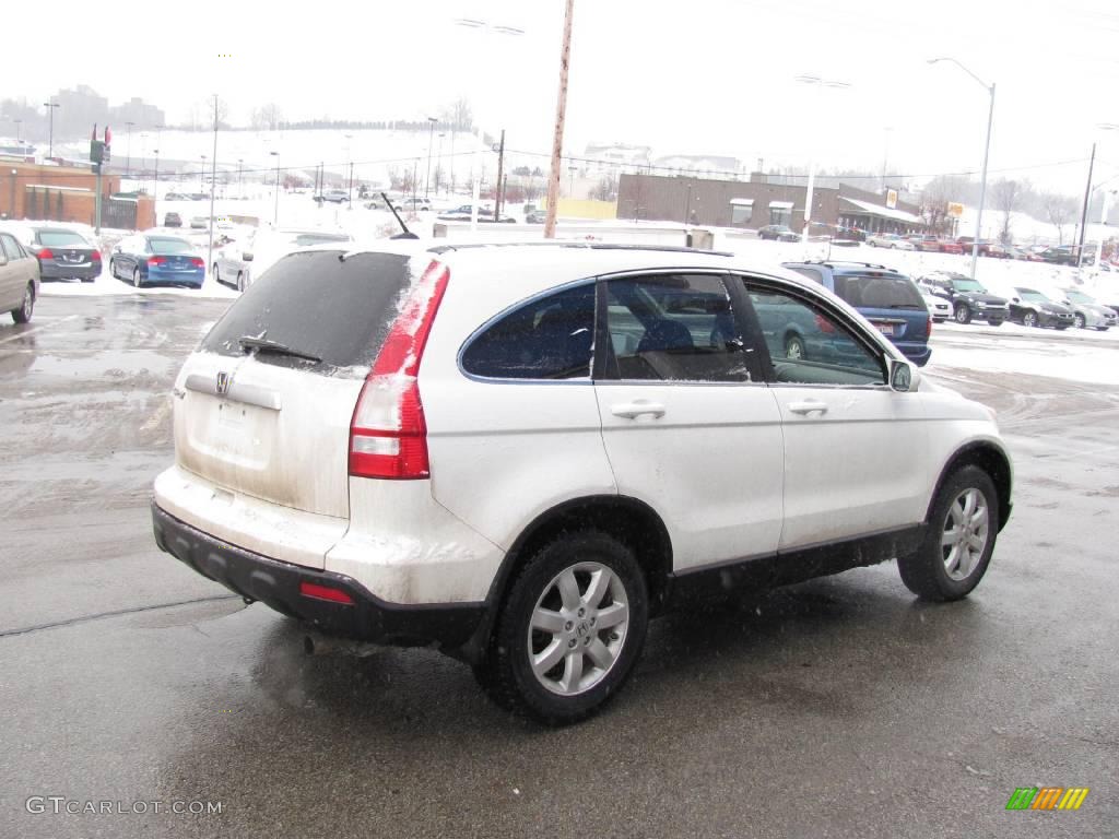 2008 CR-V EX-L 4WD - Taffeta White / Gray photo #4