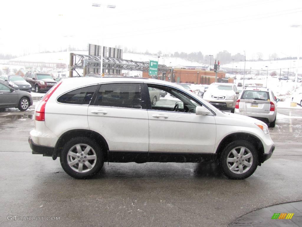 2008 CR-V EX-L 4WD - Taffeta White / Gray photo #5