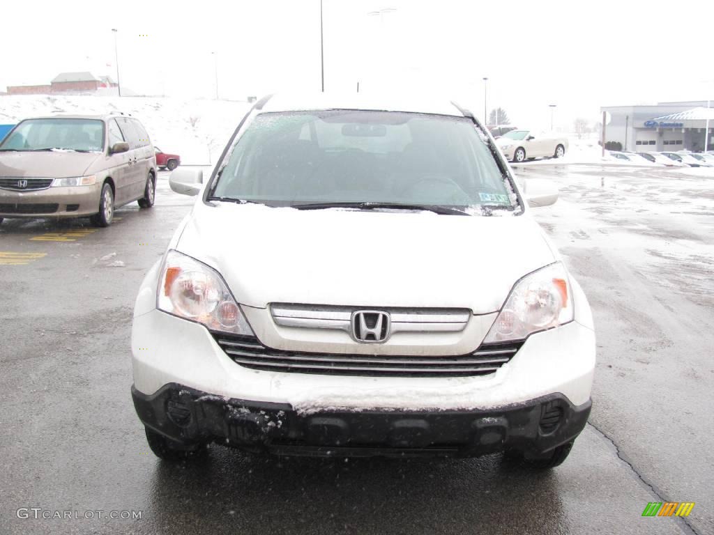 2008 CR-V EX-L 4WD - Taffeta White / Gray photo #8