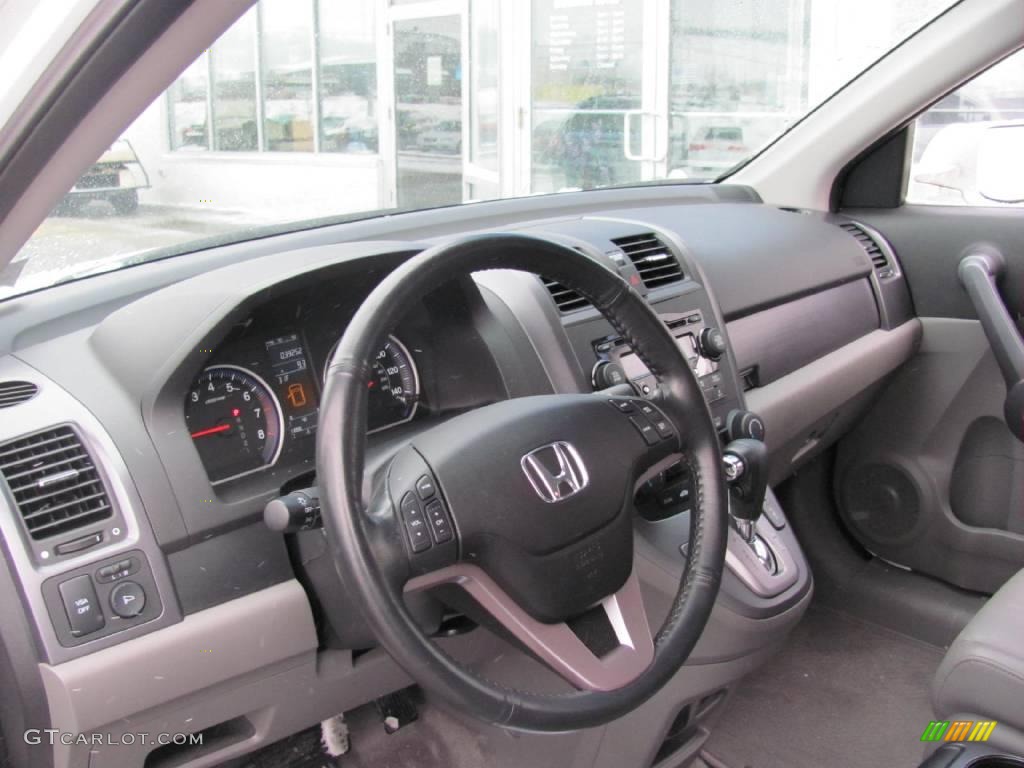 2008 CR-V EX-L 4WD - Taffeta White / Gray photo #11