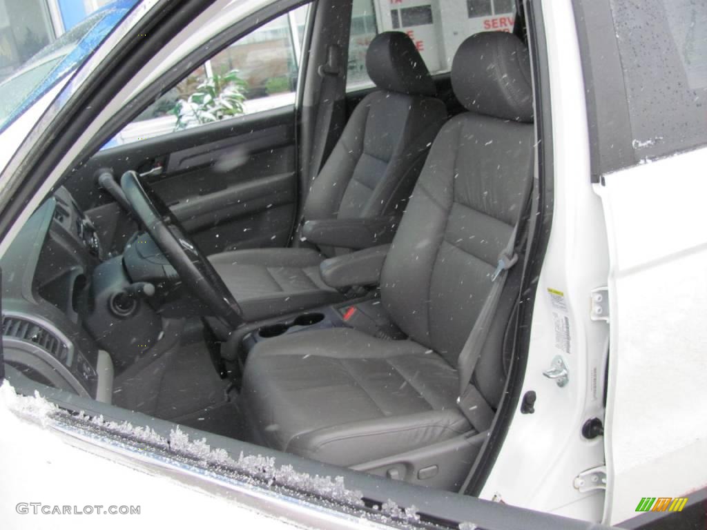 2008 CR-V EX-L 4WD - Taffeta White / Gray photo #13