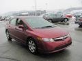 2007 Tango Red Pearl Honda Civic LX Sedan  photo #8