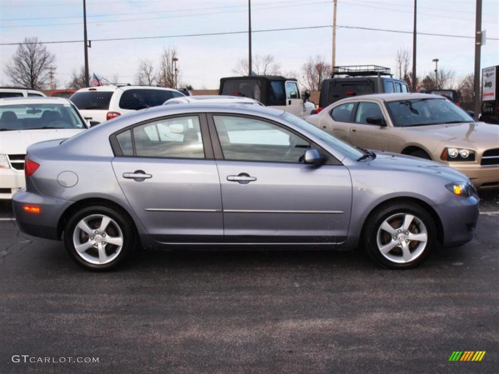 2005 MAZDA3 i Sedan - Titanium Gray Metallic / Black photo #1