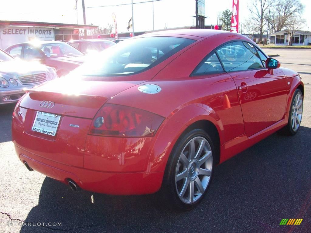 2002 TT 1.8T quattro Coupe - Amulet Red / Aviator Grey photo #7