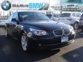 2008 Jet Black BMW 5 Series 528xi Sedan  photo #3