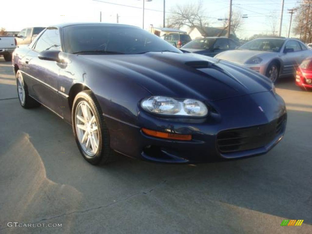 2002 Camaro Z28 SS Coupe - Navy Blue Metallic / Ebony Black photo #1