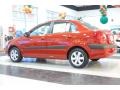 2009 Tropical Red Kia Rio LX Sedan  photo #4