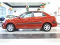 2009 Tropical Red Kia Rio LX Sedan  photo #3